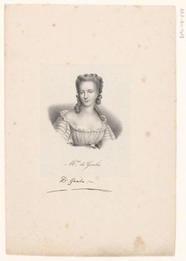 Portrait of Félicité de Genlis