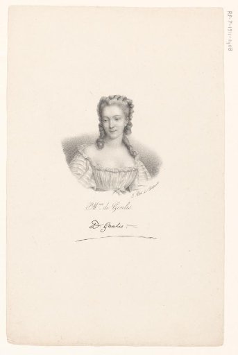 Portrait of Félicité de Genlis