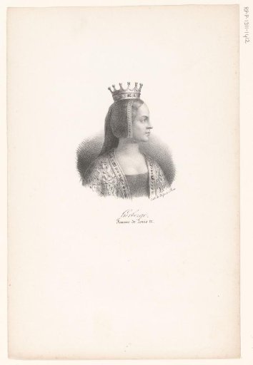 Portrait of Gerberga of Saxony