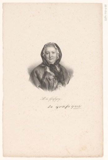 Portrait of Françoise de Graffigny