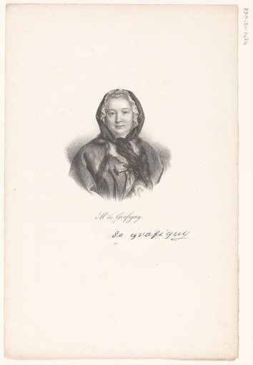Portrait of Françoise de Graffigny