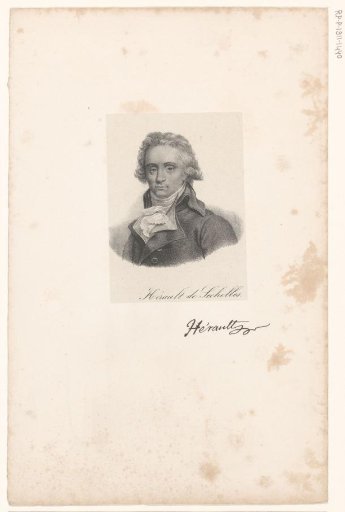 Portrait of Marie-Jean Hérault de Séchelles