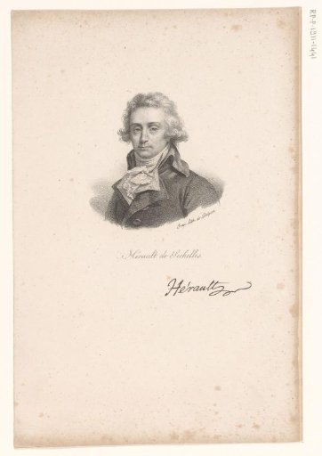 Portrait of Marie-Jean Hérault de Séchelles