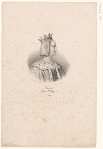 Portrait of Joan II of Burgundy