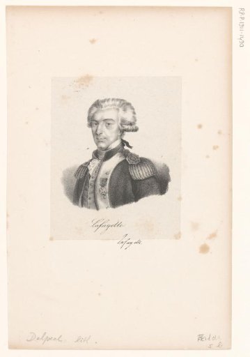 Portrait of Gilbert du Motier de La Fayette