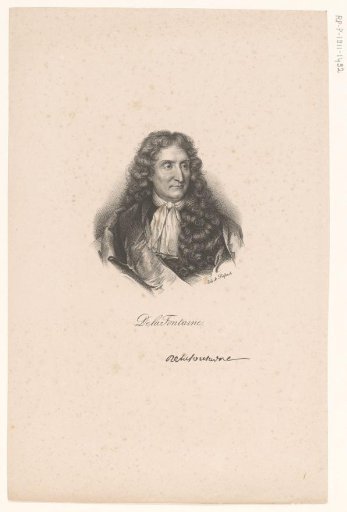 Portrait of Jean de La Fontaine