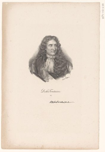 Portrait of De la Fontaine