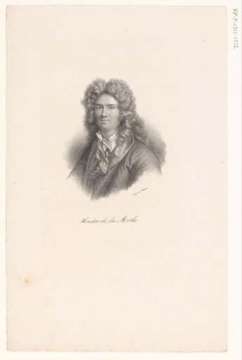 Portrait of Antoine Houdar de La Motte