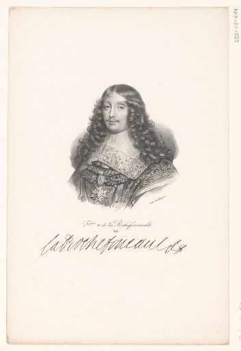 Portrait of François VI de La Rochefoucauld