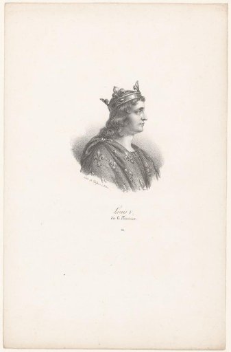 Portrait of Louis the Do-nothing