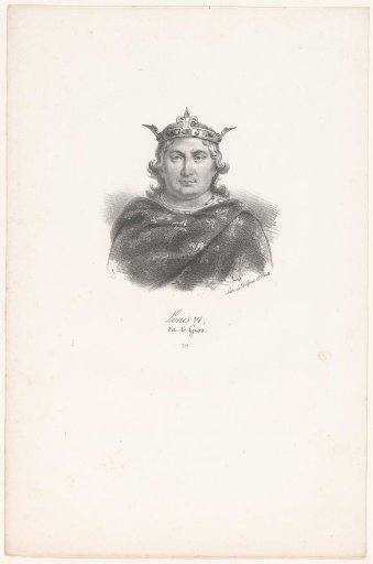 Portrait of Louis VI of France