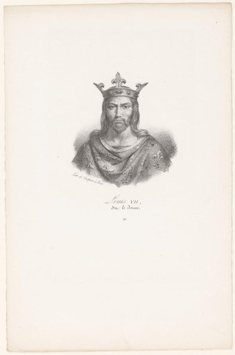 Portrait of Louis VII of France