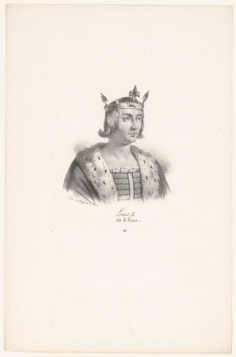 Portrait of Louis X of France