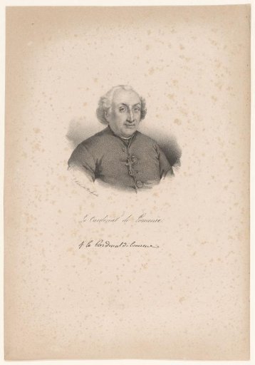 Portrait of Étienne-Charles de Loménie de Brienne