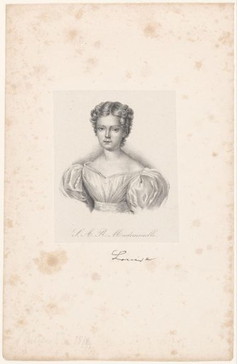 Portrait of Louise Marie of France