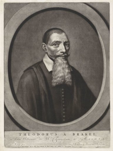 Portrait of the Minister Theodorus a Brakel