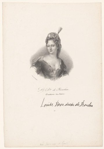 Portrait of Louise Bénédicte of Bourbon