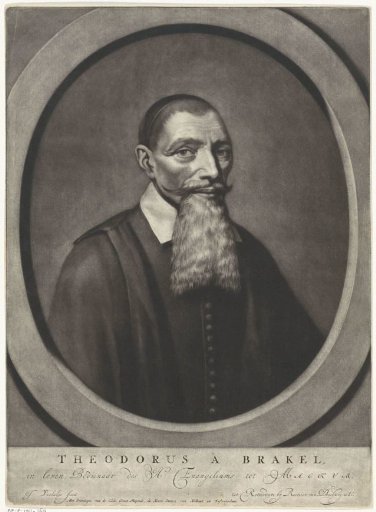Portrait of the Minister Theodorus a Brakel