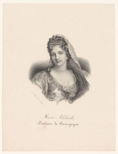 Portrait of Marie Adélaïde of Savoy