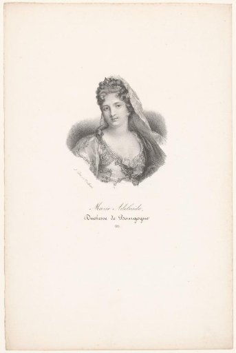 Portrait of Marie Adélaïde of Savoy