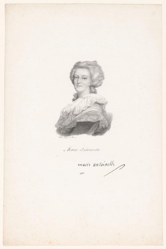 Portrait of Marie Antoinette of Austria