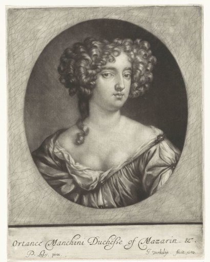 Portrait of Hortense Manzini, Duchess of Mazarin