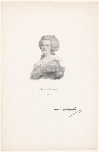 Portrait of Marie Antoinette of Austria