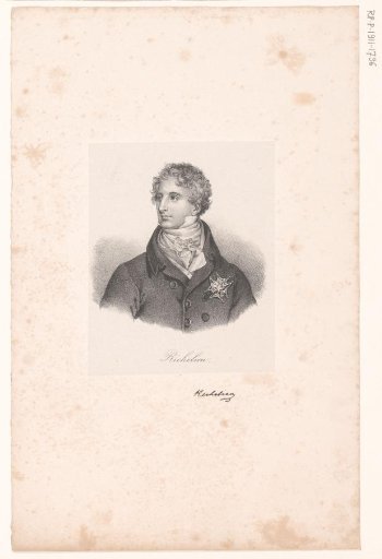 Portrait of Armand-Emmanuel du Plessis de Richelieu