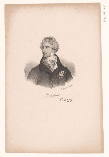 Portrait of Armand-Emmanuel du Plessis de Richelieu