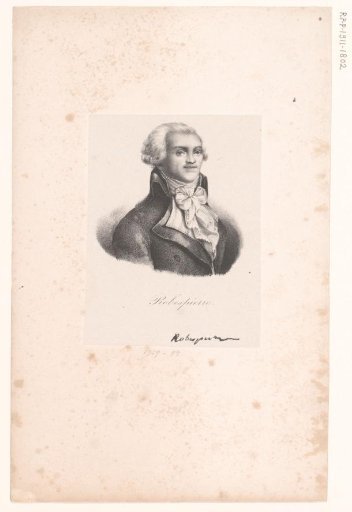 Portrait of Maximilien de Robespierre