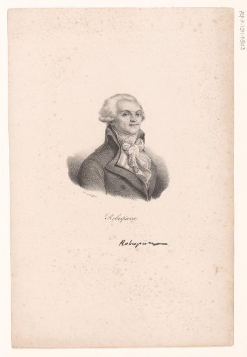 Portrait of Maximilien de Robespierre