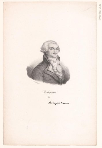 Portrait of Maximilien de Robespierre