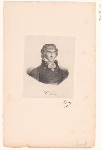Portrait of Louis Antoine de Saint-Just