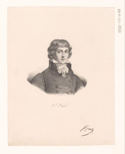 Portrait of Louis Antoine de Saint-Just