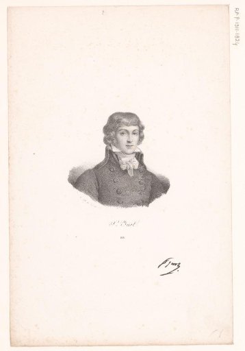 Portrait of Louis Antoine de Saint-Just