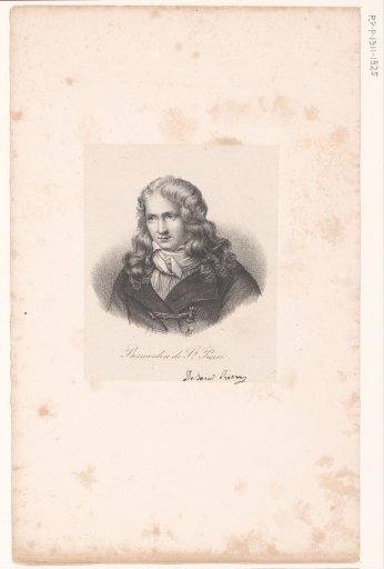 Portrait of Jacques-Henri Bernardin de Saint-Pierre