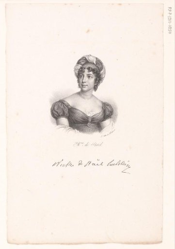 Portrait of Germaine de Staël