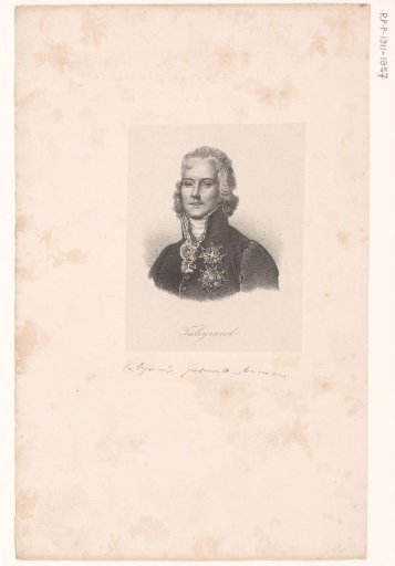 Portrait of Charles-Maurice de Talleyrand