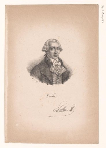 Portrait of Jean-Lambert Tallien