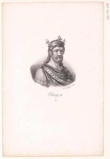 Portrait of Theuderic II