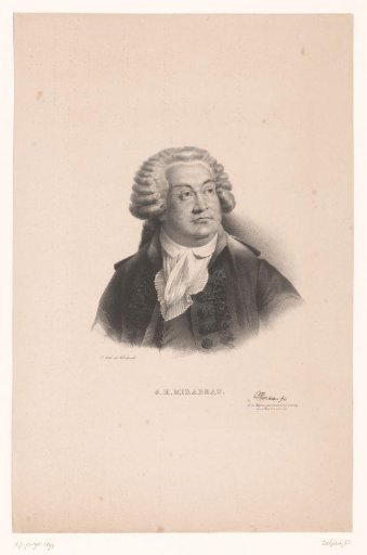 Portrait of Honoré-Gabriel de Riqueti de Mirabeau