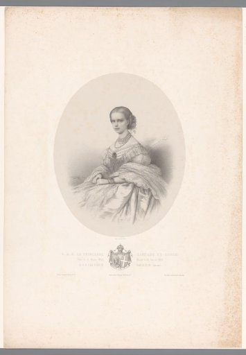 Portrait of Maria Clothilde of Savoy