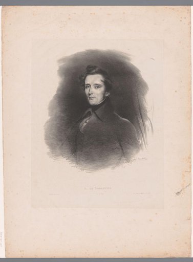 Portrait of Alphonse de Lamartine
