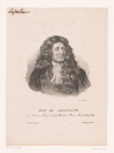 Portrait of Jean de La Fontaine