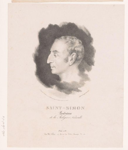 Portrait of Claude-Henri de Saint-Simon