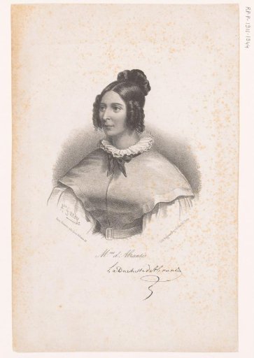 Portrait of Laure Junot d'Abrantès