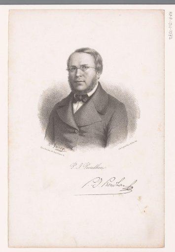 Portrait of Pierre-Joseph Proudhon