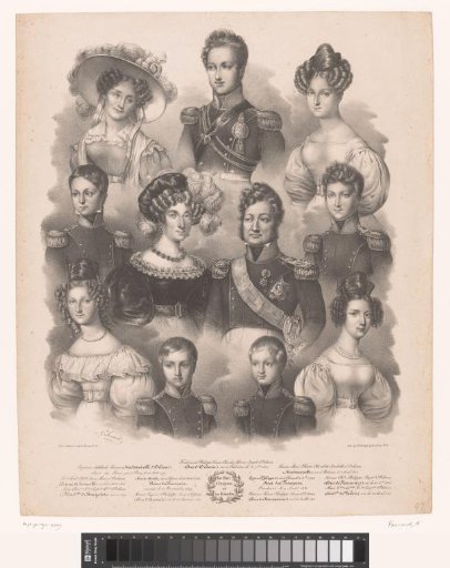 Portrait of Louis Philippe I and his family