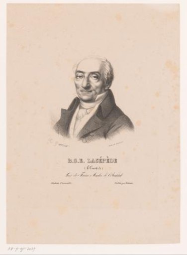 Portrait of Bernard Germain de Lacépède