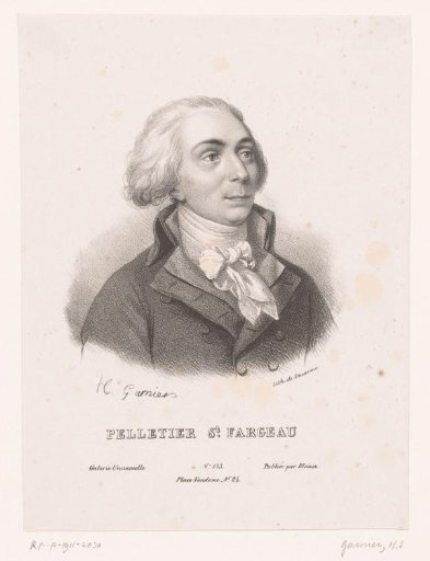 Portrait of Louis-Michel Lepeletier de Saint-Fargeau